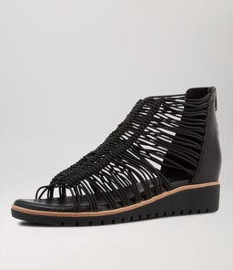 GOYLA TO BLACK BLACK SOLE ELASTIC LEATHER