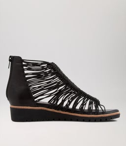 GOYLA TO BLACK BLACK SOLE ELASTIC LEATHER