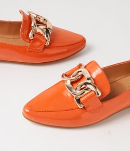 SOCORO TO ORANGE PATENT LEATHER