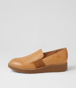OTRAD TO DK TAN LT CHOC SOLE LEATHER