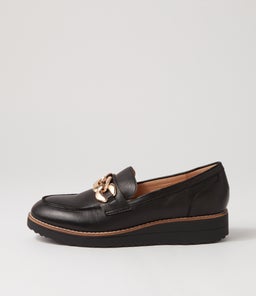 OZAMA TO BLACK BLACK SOLE LEATHER