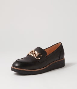 OZAMA TO BLACK BLACK SOLE LEATHER