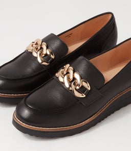 OZAMA TO BLACK BLACK SOLE LEATHER
