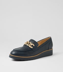 OZAMA TO NAVY NAVY SOLE LEATHER