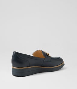 OZAMA TO NAVY NAVY SOLE LEATHER