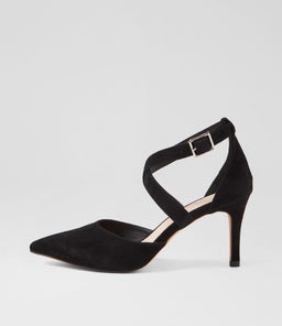 BRIGGIT TO BLACK SUEDE