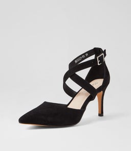 BRIGGIT TO BLACK SUEDE