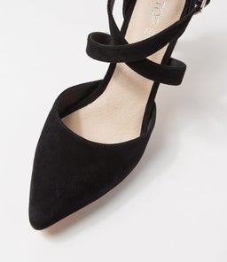 BRIGGIT TO BLACK SUEDE