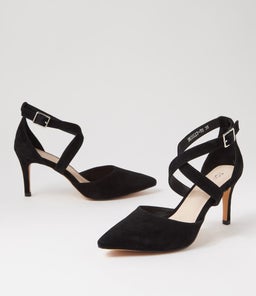 BRIGGIT TO BLACK SUEDE