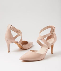 BRIGGIT TO NUDE PATENT LEATHER