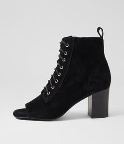 CISTA TO BLACK BLACK HEEL SUEDE