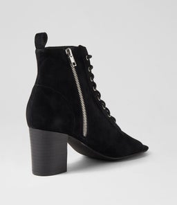 CISTA TO BLACK BLACK HEEL SUEDE