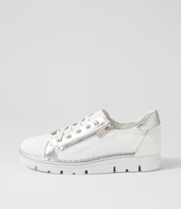 ELOS TO WHITE SILVER LEATHER