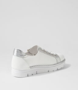 ELOS TO WHITE SILVER LEATHER
