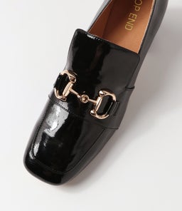FANESS TO BLACK PATENT LEATHER