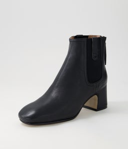 FETHER TO BLACK LEATHER ELASTIC