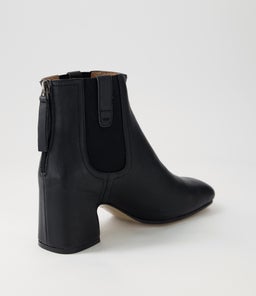 FETHER TO BLACK LEATHER ELASTIC