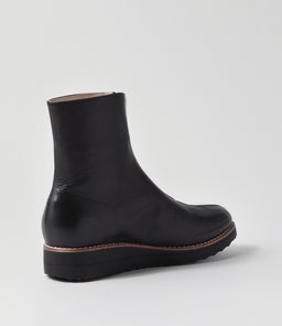 OSEDA TO BLACK BLACK SOLE LEATHER
