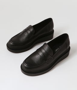 ZOAFA TO BLACK BLACK SOLE LEATHER