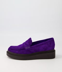 ZOAFA TO ROYAL PURPLE BLACK SOLE SUEDE