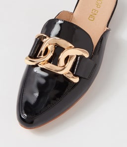 FUMI TO BLACK PATENT LEATHER