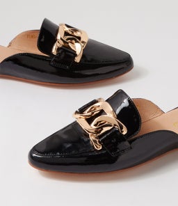FUMI TO BLACK PATENT LEATHER