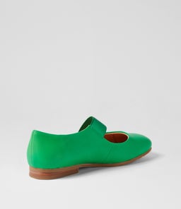 MAIRI TO BRT EMERALD METALLIC LEATHER ELASTIC
