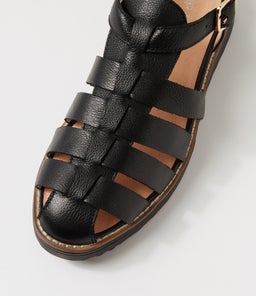 OBLIGHT TO BLACK BLACK SOLE LEATHER
