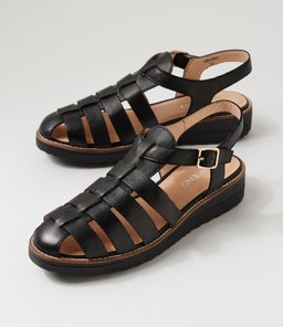 OBLIGHT TO BLACK BLACK SOLE LEATHER