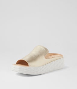 ROSABEL TO PALE GOLD WHITE SOLE LEATHER