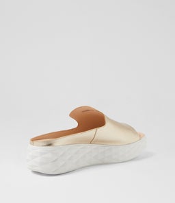 ROSABEL TO PALE GOLD WHITE SOLE LEATHER