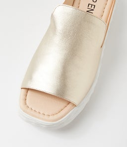ROSABEL TO PALE GOLD WHITE SOLE LEATHER