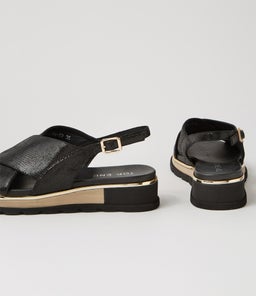 ULRIKA TO BLACK LIZARD LEATHER
