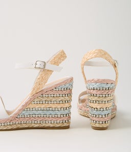 ETROYA TO WHITE PASTEL MULTI LEATHER