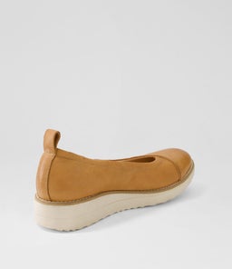 OXSSON TO TAN ALMOND SOLE TUMBLE LEATHER