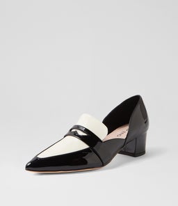 ARNI TO BLACK IVORY PATENT LEATHER