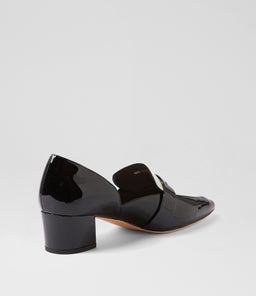 ARNI TO BLACK IVORY PATENT LEATHER