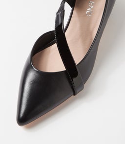 ARESA TO BLACK LEATHER PATENT