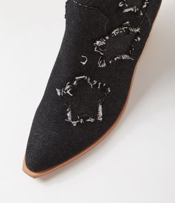 DIBI TO BLACK DENIM FABRIC