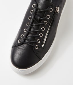 DASHAR TO BLACK WHITE SOLE LEATHER
