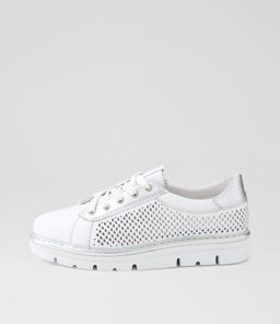 EXRA TO WHITE SILVER LEATHER