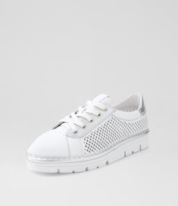 EXRA TO WHITE SILVER LEATHER