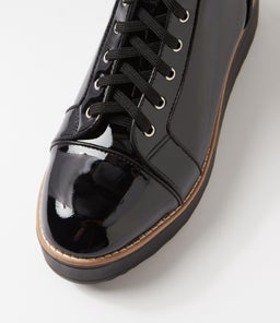 NIRRA TO BLACK BLACK PATENT LEATHER