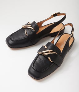 PALLIES TO BLACK LEATHER