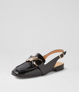 PALLIES TO BLACK PATENT LEATHER