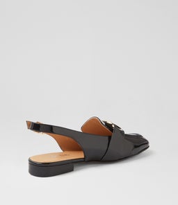 PALLIES TO BLACK PATENT LEATHER