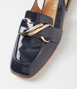 PALLIES TO NAVY PATENT LEATHER