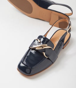 PALLIES TO NAVY PATENT LEATHER