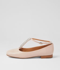 PANDER TO NUDE SILVER LEATHER JEWELS