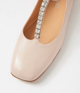PANDER TO NUDE SILVER LEATHER JEWELS